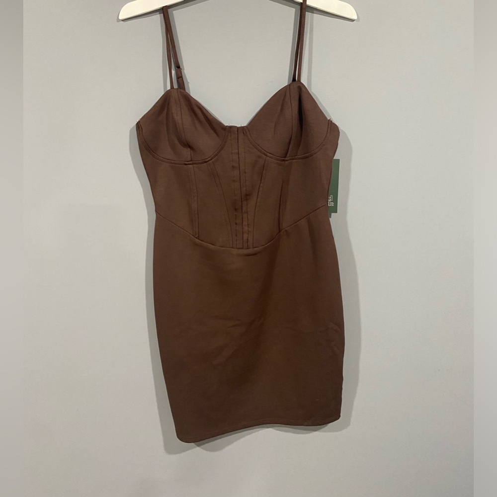Spaghetti strap mini Corset dress